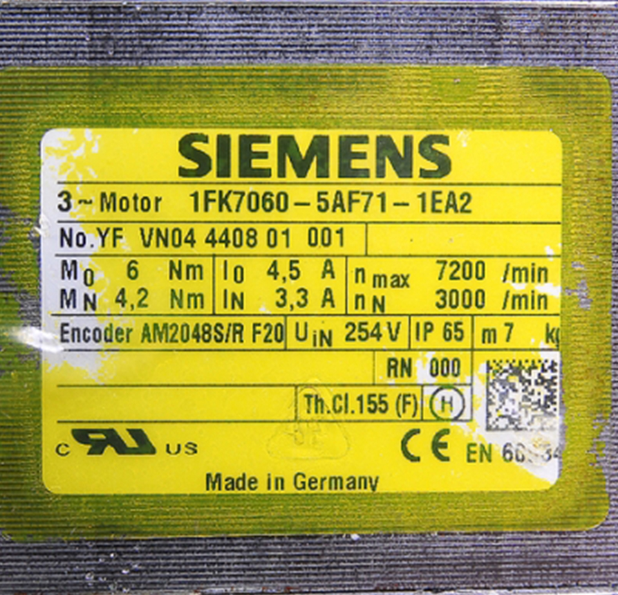 Siemens motor